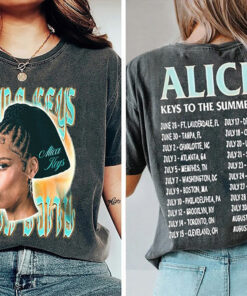 Alicia Keys To The Summer Tour 2023 Shirt, Alicia Keys Fan Shirt, Alicia Keys American Tour 2023, Comfort color shirt