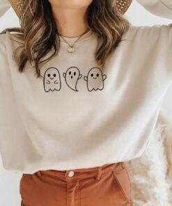 Ghost Sweaters, Ghost shirt, Funny Halloween Shirt