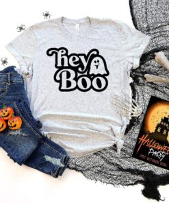 Hey Boo Shirt Halloween Shirt, Funny Halloween Shirts Boo Shirt