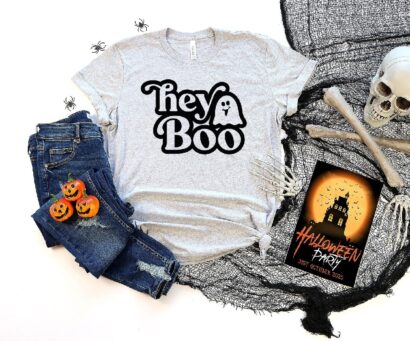 Hey Boo Shirt Halloween Shirt, Funny Halloween Shirts Boo Shirt