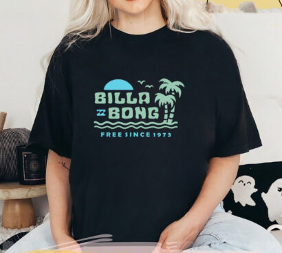 Billabong Free Since 1973 Shirt, Tumblr Tee, billabong tshirt