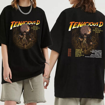 Tenacious D tour Shirt, Tenacious D Spicy Meatball Tour 2023 Shirt, Tenacious D 2023 Concert Shirt