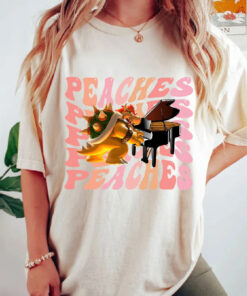 Peaches Song Shirt,Bowser Peaches Song Shirt,Princess Peach Shirt,Bowser Piano Shirt,Mario shirt