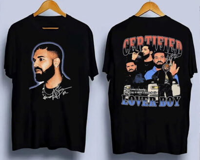 Drake T-Shirt, Certified Lover Boy Double Sided T-Shirt, Drake Shirt, Drake Merch