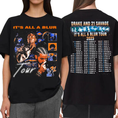 Drake 21 Savage T shirt, Drake Tour 2023 Shirt, Drake merch