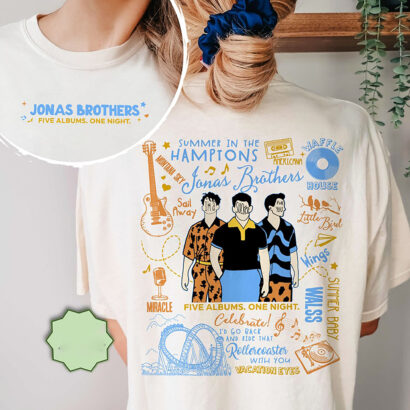 Jonas Brother tour 2023 shirt, Jonas Brothers Five Albums One Night tour Shirt