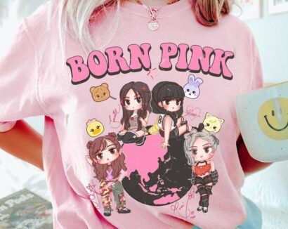 Blackpink Tour Shirt,Blackpink Born Pink World Tour Shirt,Born Pink 2023,Kpop Blackpink Shirt