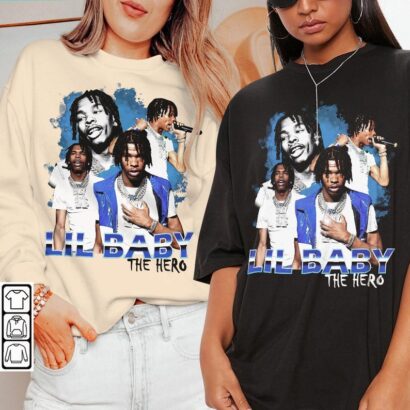 Lil baby Shirt, Lil baby Vintage Bootleg Sweatshirt