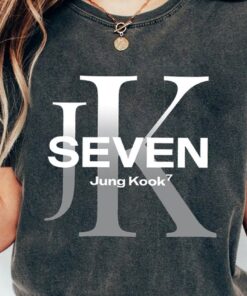 Jungkook Seven Single Shirt,Jungkook Shirt,Bangtan Member Shirt,Kpop Bangtan Shirt,JK Shirt,Seven Single Shirt