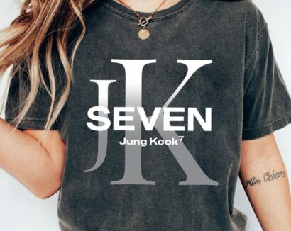 Jungkook Seven Single Shirt,Jungkook Shirt,Bangtan Member Shirt,Kpop Bangtan Shirt,JK Shirt,Seven Single Shirt