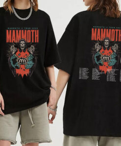 The Mammoth II Tour 2023 Shirt, The Mammoth II Tour with Nita Strauss 2023 Tour Shirt