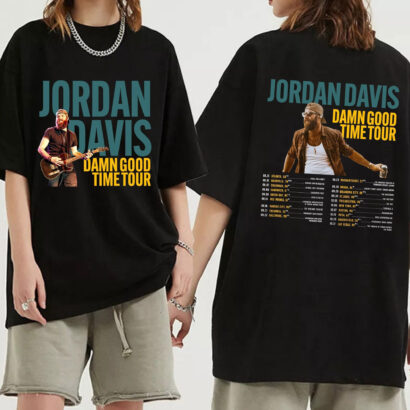 Jordan Davis tour 2023Shirt, Jordan Davis Damn Good Time Tour 2023 Shirt, Jordan Davis Country Music Shirt