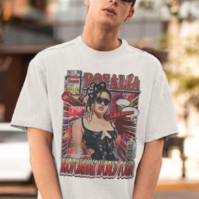 Rosalia Motomami World Tour 2023 Art Shirt, Vintage Rosalia Shirt, Motomami World Tour 2023 Tee