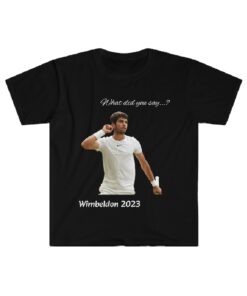 Carlos Alcaraz Shirt, Carlos Alcaraz Wimbeldon 2023 T-Shirt