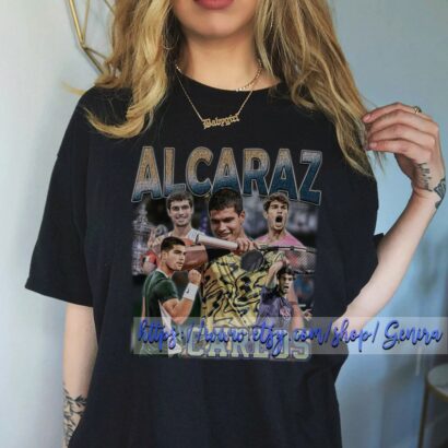 Carlos Alcaraz T-shirt, Carlos Alcaraz 90s Bootleg Shirt