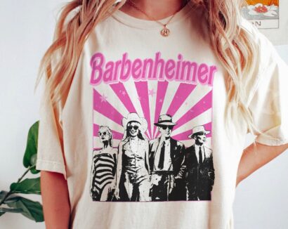 Barbenheimer Vintage Shirt,Retro Barbenheimer Shirt