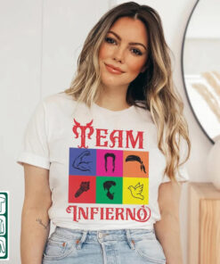 Team Infierno tshirt, Trend Casa De Los Famosos Wendy Poncho Gift For Him Spanish TShirt, Soft Tee Sublimated T-Shirt