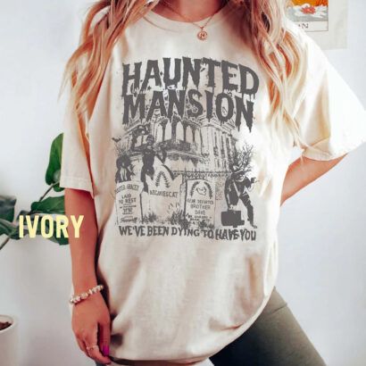 Vintage Haunted Mansion shirt, Stretching Room shirt