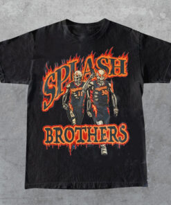 Skeleton Style T-Shirt, Splash Brothers Classic 90s Graphic Tee