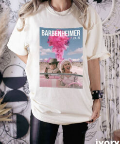 Barbenheimer T-Shirt, Barbie Oppenheimer Tee, Barbie Movie Inspired Shirt