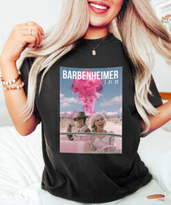 Barbenheimer T-Shirt, Barbie Oppenheimer Tee, Barbie Movie Inspired Shirt