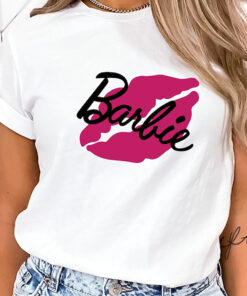 Barbie kiss Shirt,Barbie Girl Shirt, 2023 Barbie Movie Shirt, Doll Baby Girl Shirt