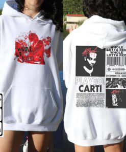 Playboi Carti Rap Shirt, Whole Lotta Red Album 90s Y2K Merch Vintage Hiphop Sweatshirt, Playboi Carti tshirt