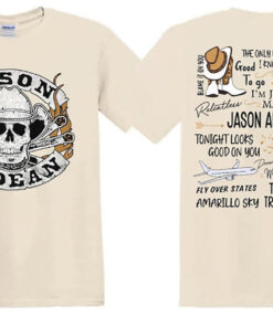 Jason Aldean tshirt, Jason Aldean 2023 Tour Shirt Cowboys Skull Boots and Hat T-Shirt, Jason Aldean Album Tour 2023 Shirt
