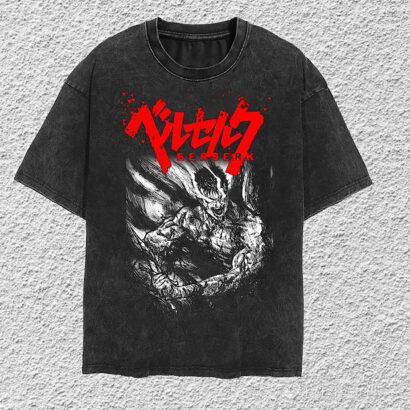 Berserk Guts Shirt, Anime Manga Shirt, Cool Japanese Anime Shirt