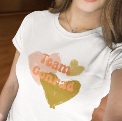 TEAM CONRAD shirt, The summer I turned pretty shirt tv series with characters Belly and Jeremiah