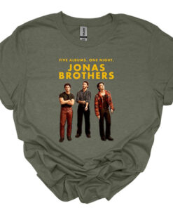 Jonas Brothers 2023 Tour Shirt, Jonas Brothers Five Albums One Night The Tour 2023 Shirt, Jonas Brothers TShirt