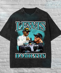 Lewis Hamilton TShirt, Lewis Hamilton F1 Racing Team Mercedes shirt