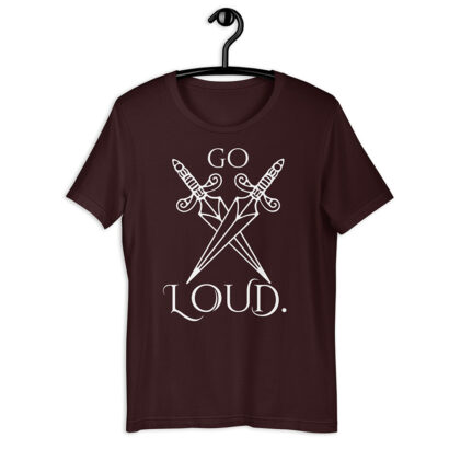 The Locked Tomb tshirt, Gideon / Nona the Ninth "Go Loud" unisex tshirt