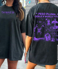 Peso Pluma tour Shirt, Peso Pluma Doble P 2023 Tour tshirt