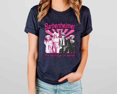 Barbenheimer Vintage Shirt, Barbie Tshirt, Come On Let's Go Party Tshirt, Destroyer Of Worlds Shirt