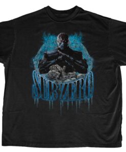 Mortal Kombat Sub Zero Vintage Style T-Shirt