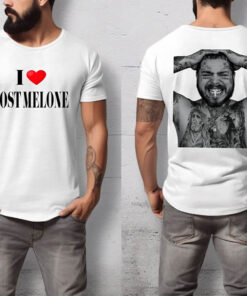 I Love Post Melone Tshirt, Post Melone TShirt, Posty Twelve Carat Tour 2023