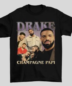 Drake Vintage 90s Bootleg T-Shirt, Champagne Papi Shirt