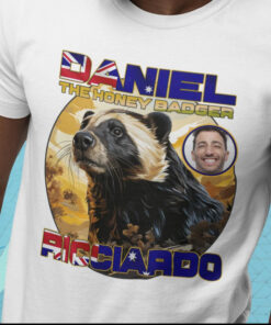 Daniel Ricciardo Honey Badger shirt, F1 Daniel Ricciardo shirt, F1 shirt, Ricciardo shirt, F1 formula 1 Grand Prix shirt