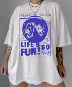 Muna Band Life's So Fun Tour 2023 Shirt, Muna Band T Shirt, Muna 2023 Concert Shirt, Muna Shirt