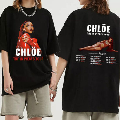 Chloe Bailey tour 2023 Shirt, Chloe In Pieces Tour Second Leg Shirt, Chloe Bailey In Pieces shirt