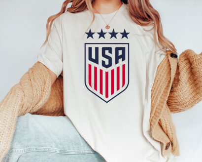 USA Women's Soccer Logo Shirt, World Cup Usa Shirt, American Shirt, USA National Soccer Team