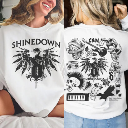 Shinedown tour 2023 Shirt, Shinedown Merch Art shirt, Shinedown Tour shirt