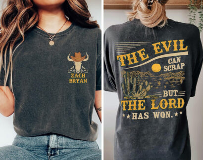 The Devil Can Scrap But The Lord Has Won Comfort Colors shirt ,Zach Bryan Song Lyrics tshirt, Country Music Shirt,Cowboy Shirt