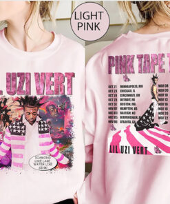 Lil Uzi Vert Comic Shirt, 90S Vintage Merch Art Flooded The Face Pink Tape Album Concert Tour Ticket 2023, Lil Uzi Eternal Atake For Fan Tee