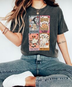 Retro Halloween Tarot Card Shirt