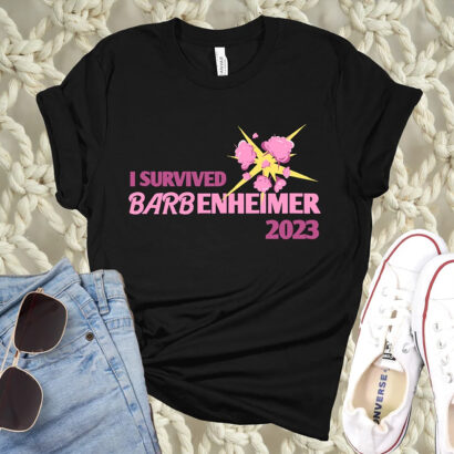 I Survived Barbenheimer 2023 Shirt, Barbenheimer Shirt, Barbenheimer TShirt