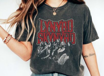 Comfort Colors Lynyrd Skynyrd Rock n' Roll T Shirt, Rock n' Roll Shirt