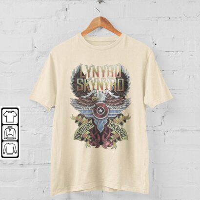 Lynyrd Skynyrd Music Shirt, Rock Band Music Tee