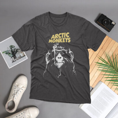 Arctic Monkeys tour tshirt, Arctic Monkeys Smoker Monkeys shirt